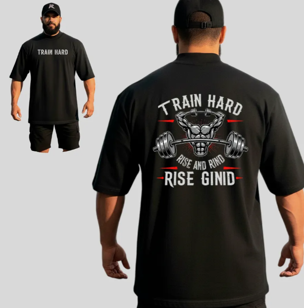 OVERSIZED - TRAIN HARD